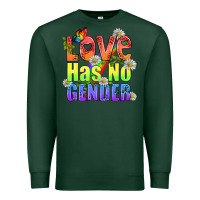 Sports Green Love Has No Gender Pride Lgbtq Premium Sweatshirt - BundleAndBundleShop