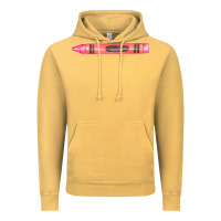 Vintage Mustard pink crayon fa element Vintage Hoodie - FaDigitalArtStudio