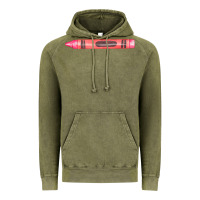 Vintage Olive pink crayon fa element Vintage Hoodie - FaDigitalArtStudio