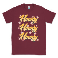 Burgundy howdy howdy howdy Classic Tee - JahusDesignShop