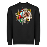 Black Christmas dental sunflower Heavyweight Sweatshirt - JahusDesignShop