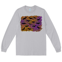 Moon Dust halloween leopard bat background Long Sleeve Tee - AdoDesignShop