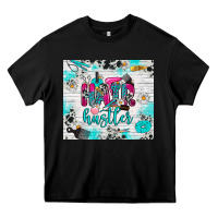 Black hair hustler Heavy Core Tee - RanaPortraitStore