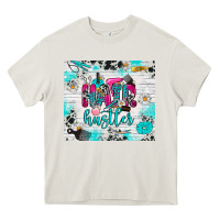 Cream hair hustler Heavy Core Tee - RanaPortraitStore