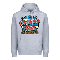 Heather Grey Christmas Vibes Premium Hoodie - Bettercallsaul