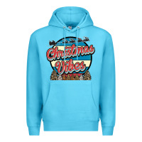 Ocean Blue Christmas Vibes Premium Hoodie - Bettercallsaul