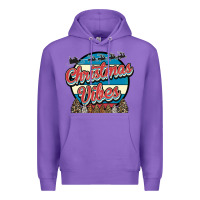 Purple Christmas Vibes Premium Hoodie - Bettercallsaul
