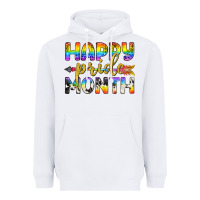 White Western Happy Pride Month LGBTQ+ Heavyweight Hoodie - BundleAndBundleShop