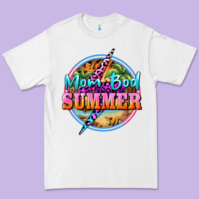 Mom Bod Summer Premium Tee Designed By Barkaloodesign