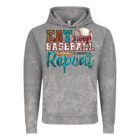 Cloud Rock eat sleep baseball repeat Vintage Hoodie - HRA Design Shop