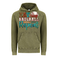 Vintage Olive eat sleep baseball repeat Vintage Hoodie - HRA Design Shop