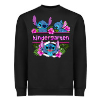 Black preview flower stitch kindergarten Heavyweight Sweatshirt - AdoDesignShop