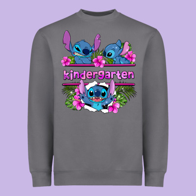 Preview Flower Stitch Kindergarten Heavyweight Sweatshirt Designed By Adodesignshop