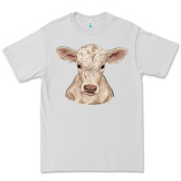 Dove Grey charolais calf Premium Tee - RanaPortraitStore