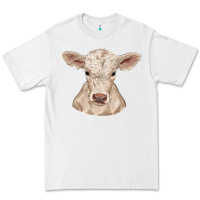 White charolais calf Premium Tee - RanaPortraitStore