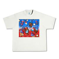 Pistachio american popsicle and stars Urban Heavy Tee - AdoDesignShop