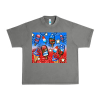 Tornado american popsicle and stars Urban Heavy Tee - AdoDesignShop