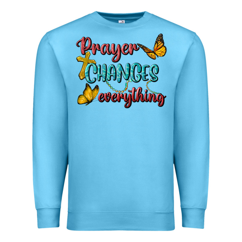 Prayer Changes Everything Premium Sweatshirt by BundleAndBundleShop | Teevron