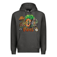 Charcoal Heather zoo vibes Premium Hoodie - JahusDesignShop
