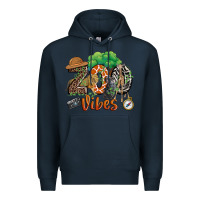 Navy zoo vibes Premium Hoodie - JahusDesignShop