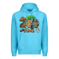 Ocean Blue zoo vibes Premium Hoodie - JahusDesignShop