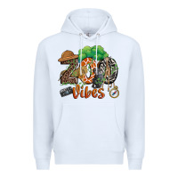 White zoo vibes Premium Hoodie - JahusDesignShop