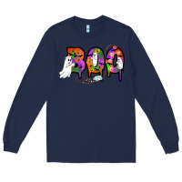 Navy halloween boo Long Sleeve Tee - AdoDesignShop