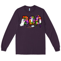 Plum halloween boo Long Sleeve Tee - AdoDesignShop