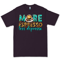 Plum more espresso less depresso western Premium Tee - texasbilliewilder