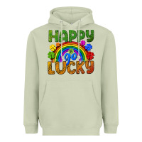 Matcha Western Happy Go Lucky LGBTQ+ Heavyweight Hoodie - BundleAndBundleShop