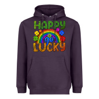 Plum Western Happy Go Lucky LGBTQ+ Heavyweight Hoodie - BundleAndBundleShop