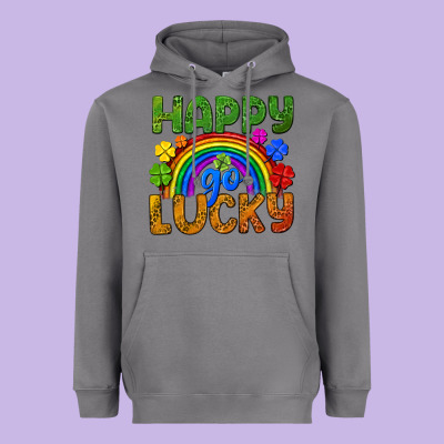 Western Happy Go Lucky Lgbtq+ Heavyweight Hoodie Designed By Bundleandbundleshop
