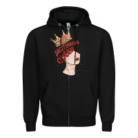 Black sagittarius queen Zipper Hoodie - MaliasSmallBusiness