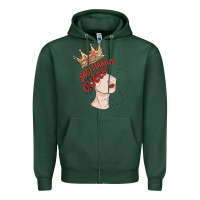 Sports Green sagittarius queen Zipper Hoodie - MaliasSmallBusiness