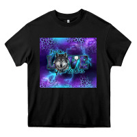 Black for the love of the wolves Heavy Core Tee - RanaPortraitStore