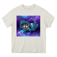 Cream for the love of the wolves Heavy Core Tee - RanaPortraitStore