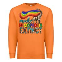 Carrot Lgbtq Make Homophobia Extinct Premium Sweatshirt - BundleAndBundleShop