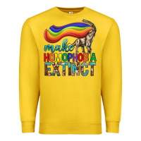 Lemon Lgbtq Make Homophobia Extinct Premium Sweatshirt - BundleAndBundleShop