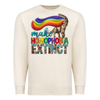 Sandshell Lgbtq Make Homophobia Extinct Premium Sweatshirt - BundleAndBundleShop
