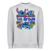 Heather Grey preview flower stitch 1st grade Heavyweight Sweatshirt - AdoDesignShop