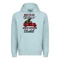 Blue Mist Christmas Movie Watching Blanket Premium Hoodie - Bettercallsaul