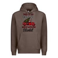 Coffee Christmas Movie Watching Blanket Premium Hoodie - Bettercallsaul