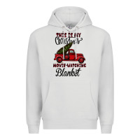 Dove Grey Christmas Movie Watching Blanket Premium Hoodie - Bettercallsaul