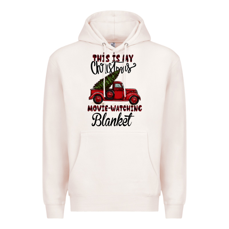 Christmas Movie Watching Blanket Premium Hoodie by Bettercallsaul | Teevron