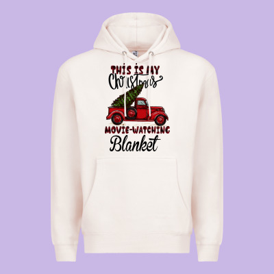 Christmas Movie Watching Blanket Premium Hoodie Designed By Bettercallsaul