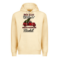 Pina Colada Christmas Movie Watching Blanket Premium Hoodie - Bettercallsaul
