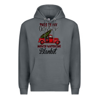 Rock Christmas Movie Watching Blanket Premium Hoodie - Bettercallsaul