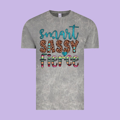Smart  Sassy Fierce Vintage Tee Designed By Jahusdesignshop
