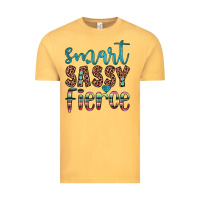 Vintage Mustard smart  sassy fierce Vintage Tee - JahusDesignShop