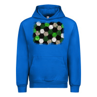 Cobalt Soccer leopard glitter background Urban Hoodie - HowdyJamesFarm